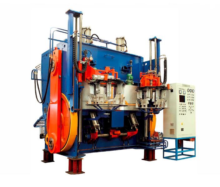 Tire curing press for LTR and TBR